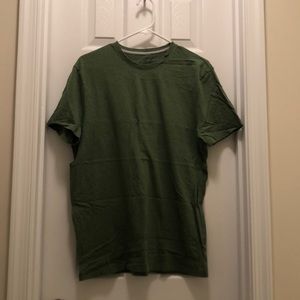 Banana Republic Soft Wash Tee Heather Green Large